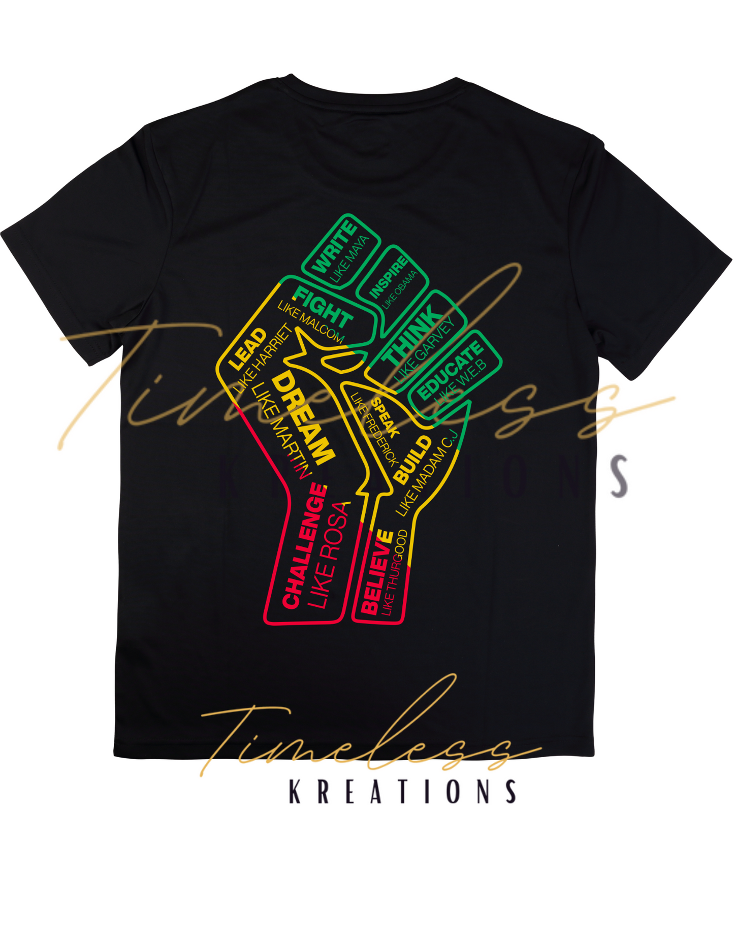Black History Black Culture Black Leaders Black Excellence Power statement Shirt