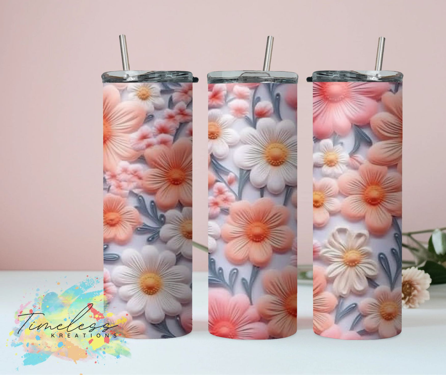 20oz Stainless Steel skinny Tumbler