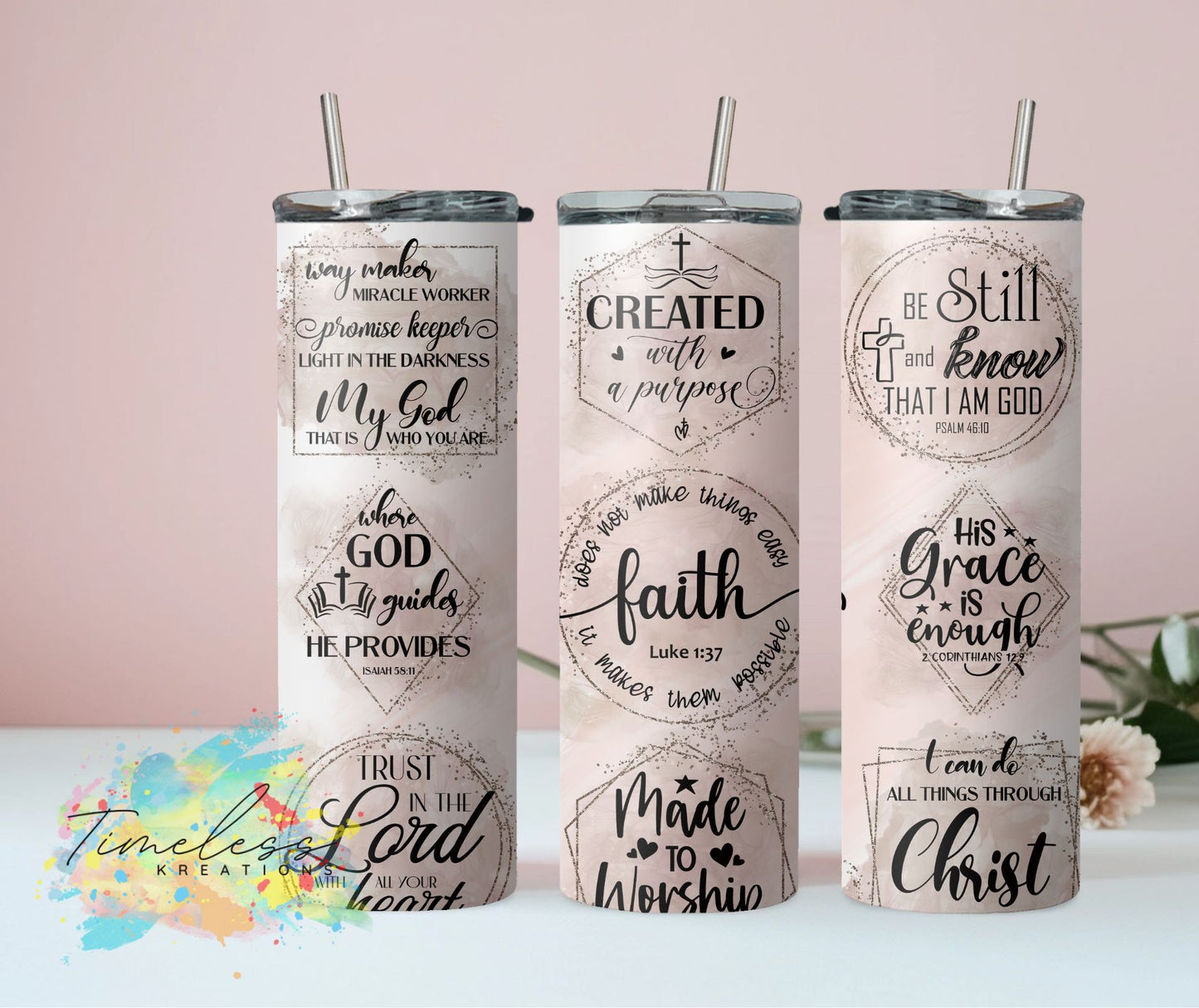 20oz Stainless Steel skinny Tumbler