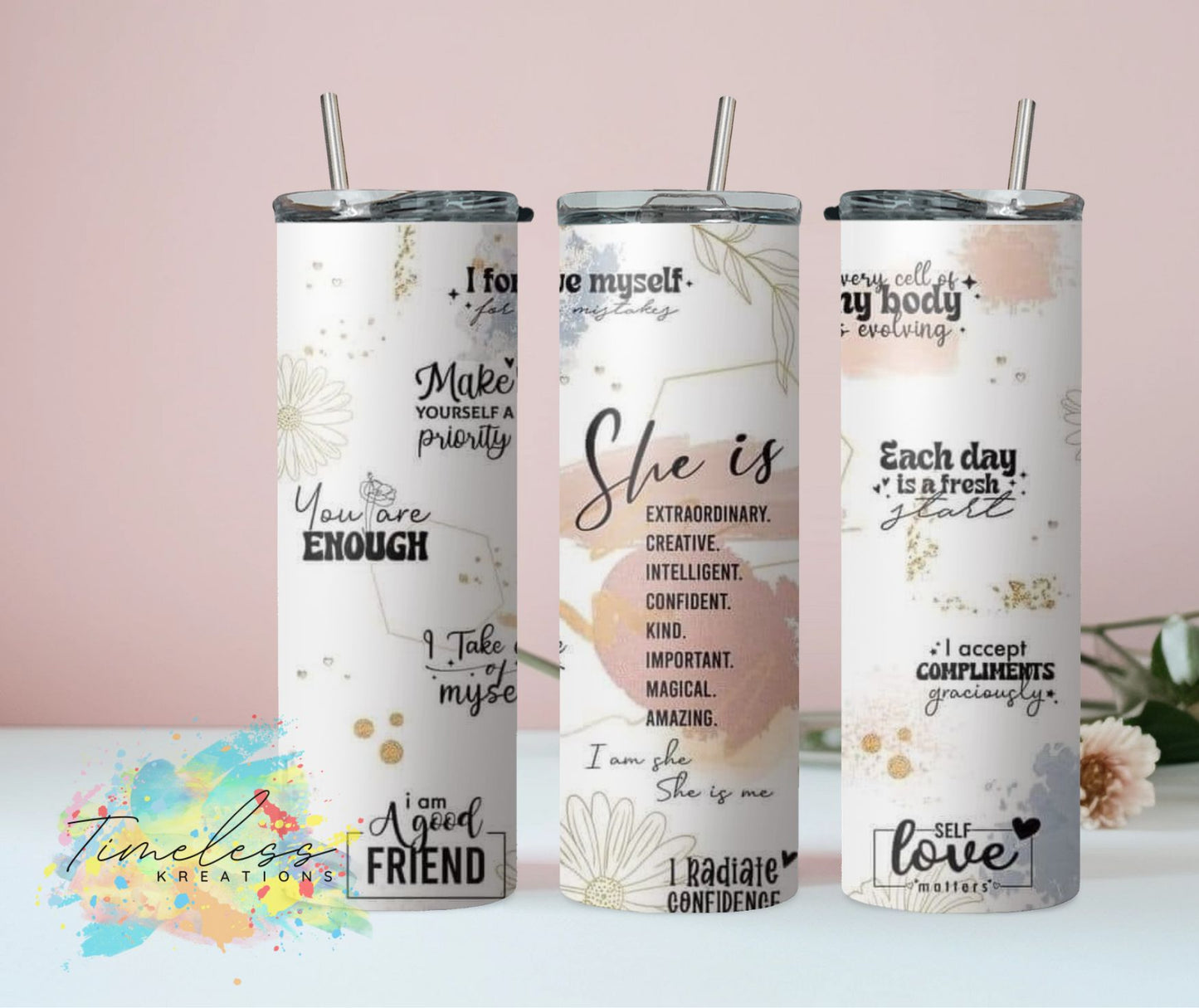 20oz Stainless Steel skinny Tumbler