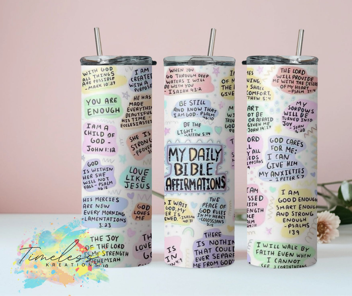 20oz Stainless Steel skinny Tumbler