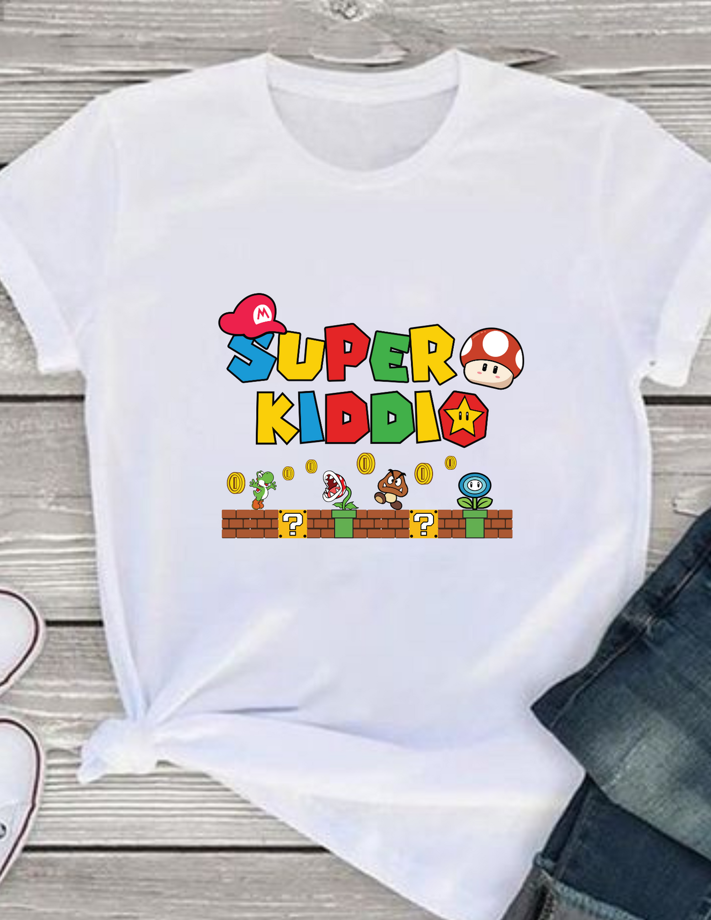 Super Mario Theme Family T-shirts