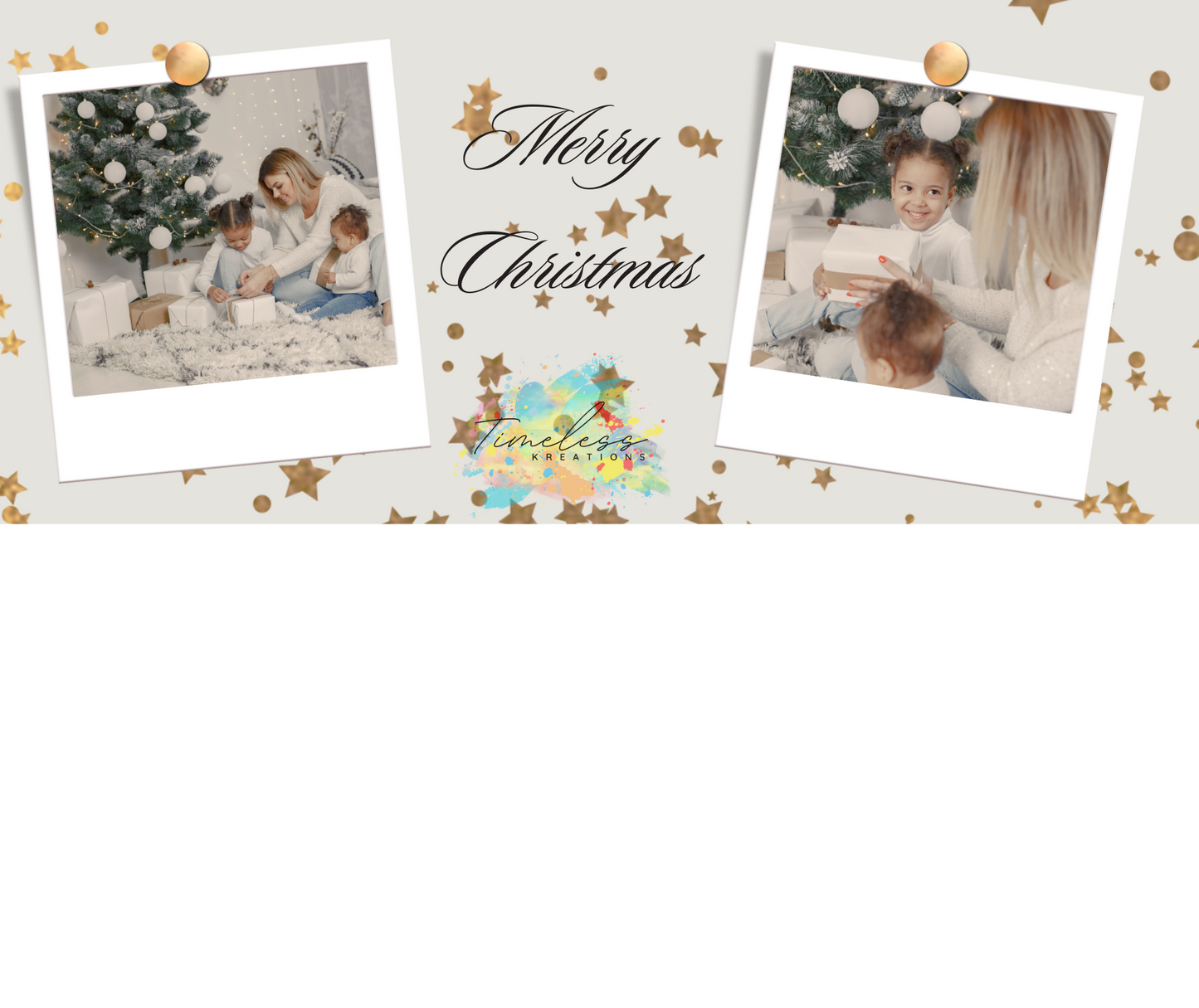 Holiday photo 20oz stainless Steel tumbler or 11oz glass mug