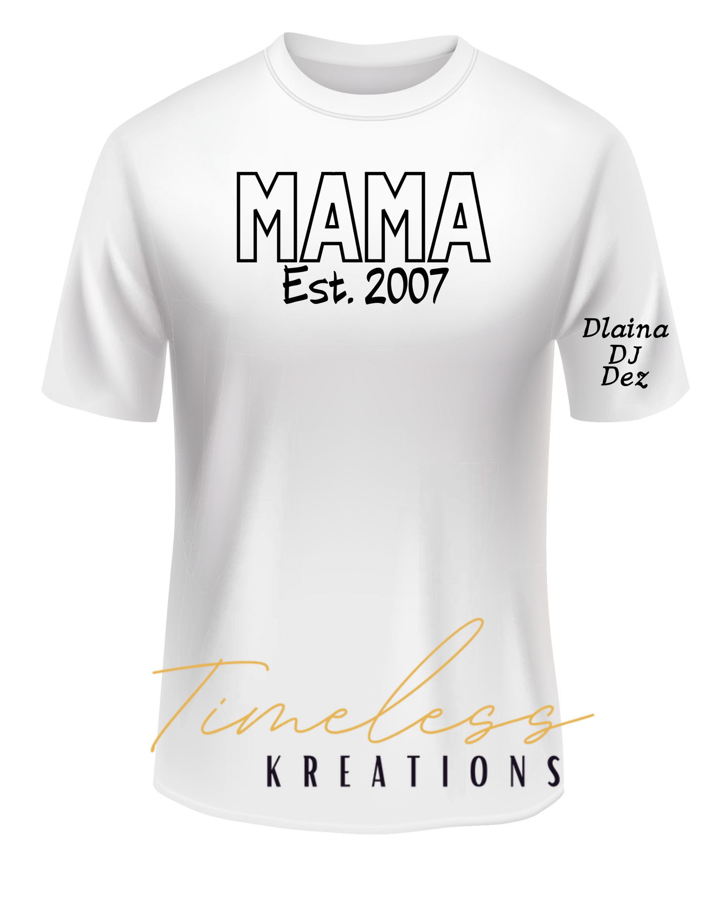 Mama or Papa T-shirt (unisex)