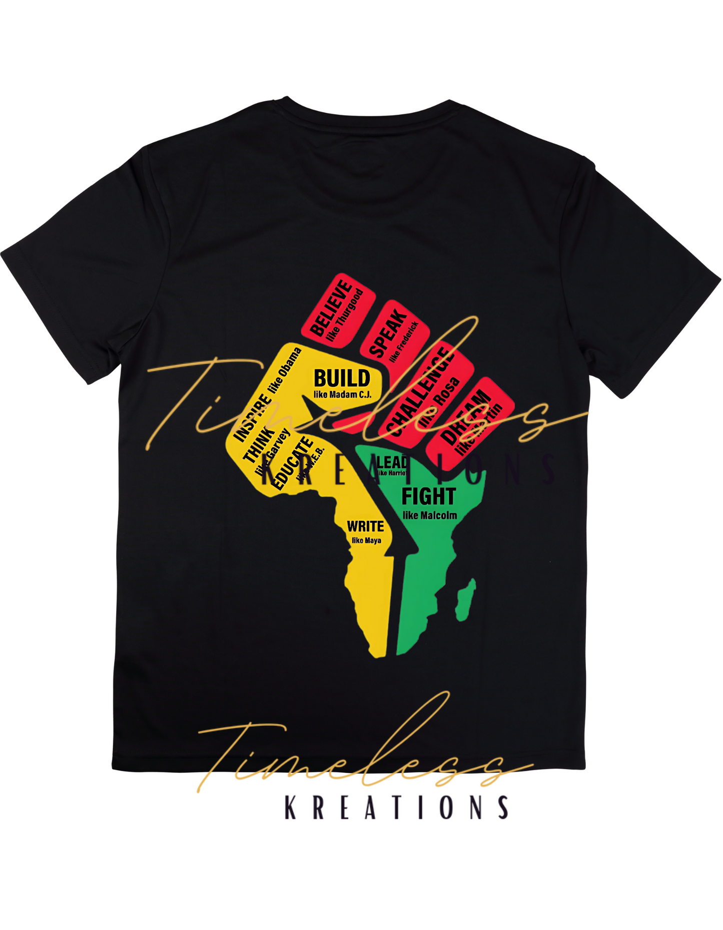 Black History Black Culture Black Leaders Black Excellence Power statement Shirt