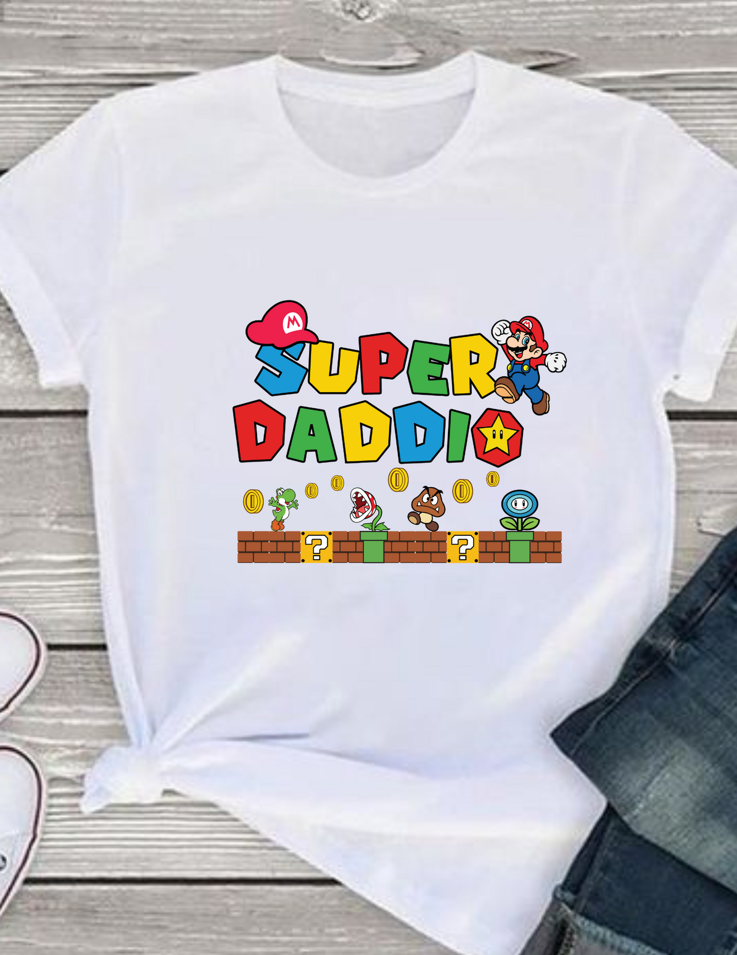 Super Mario Theme Family T-shirts
