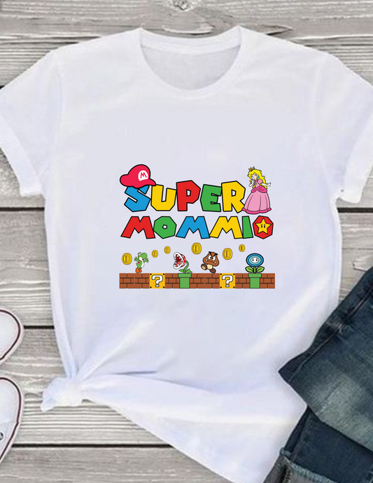 Super Mario Theme Family T-shirts