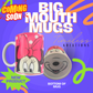 11oz Big Mouth Character Full Top and Bottom Design Glass Mug