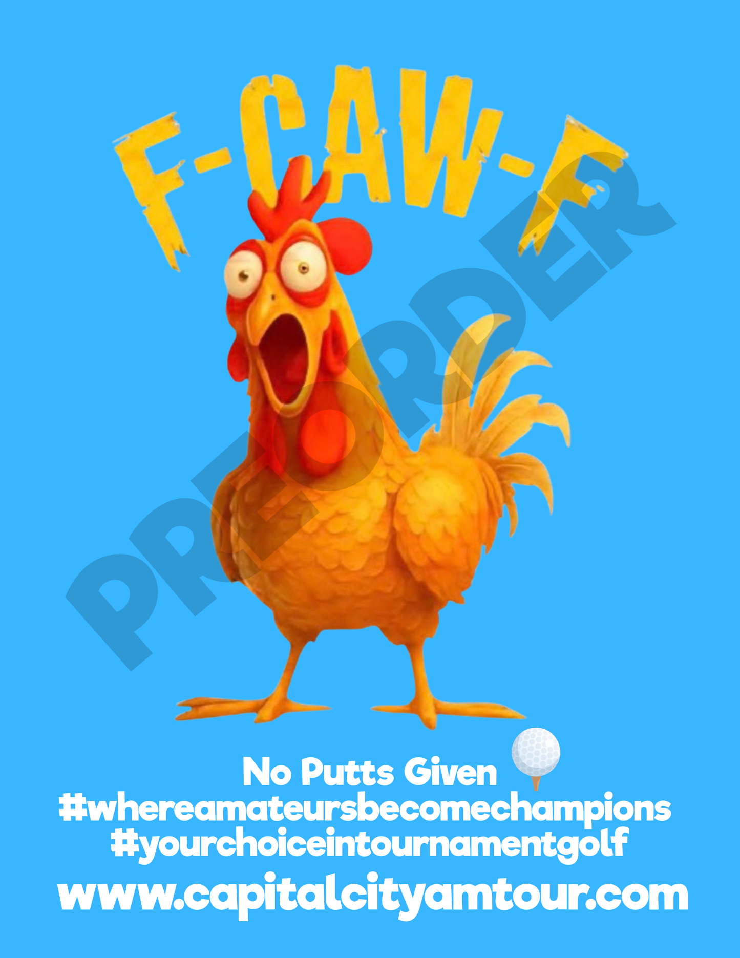 Capital City Amateur Tour T-shirt-Limited Edition-Preorder only