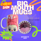 11oz Big Mouth Character Full Top and Bottom Design Glass Mug