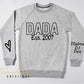 Mama or papa unisex sweatshirt