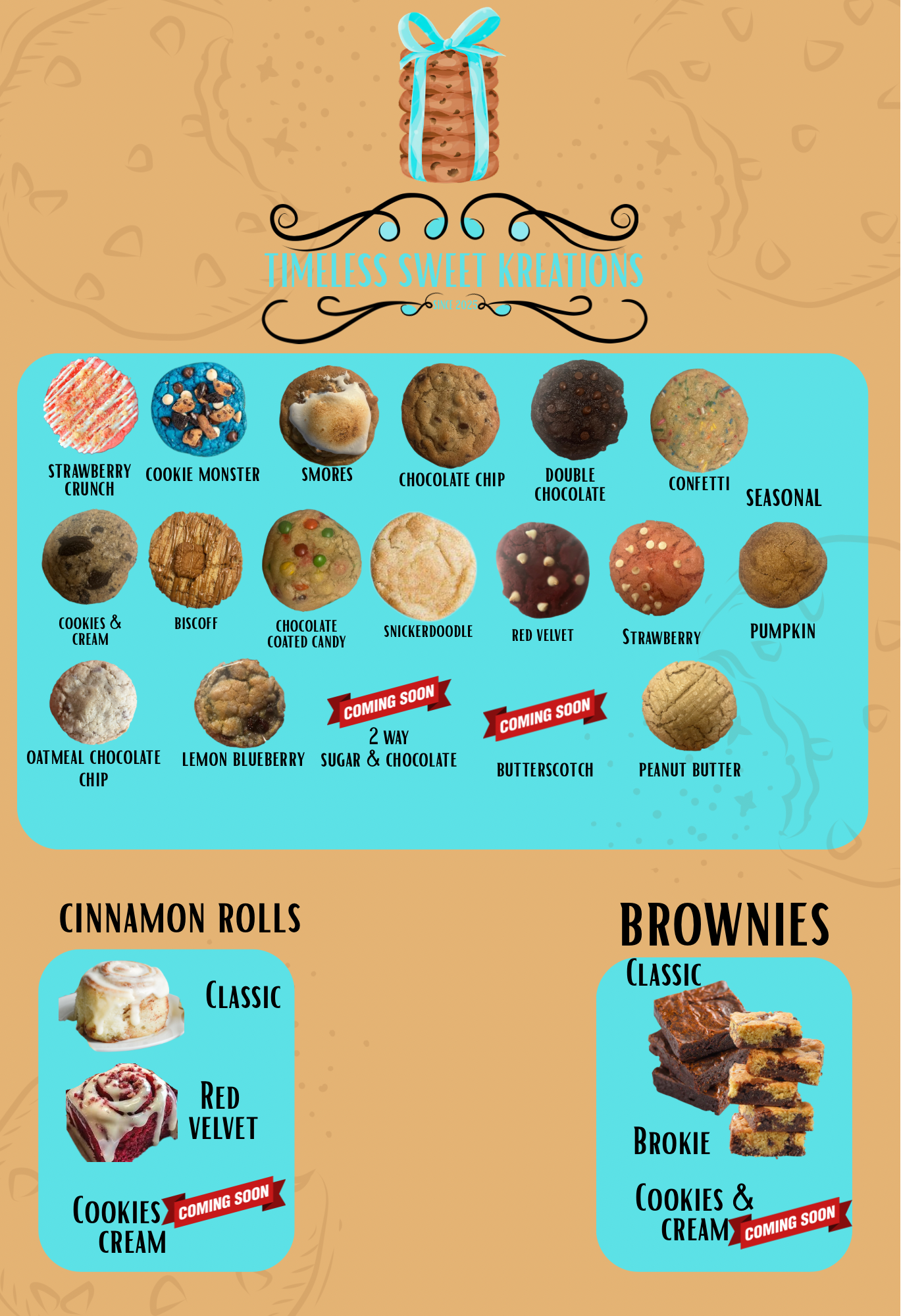 Timeless Sweet Kreations Gourmet Cookies
